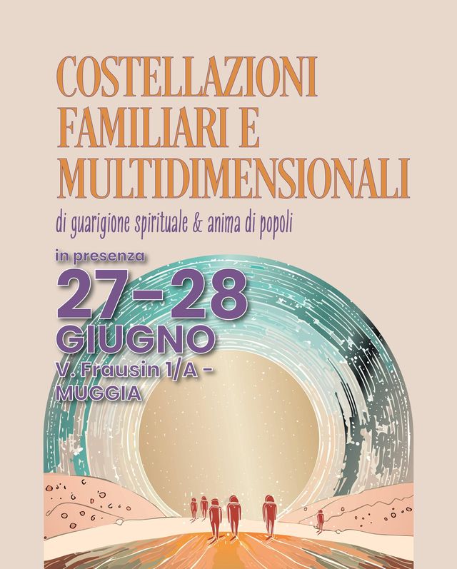 Costellazioni familiari e multidimensionali — locandina principale, 27 e 28 giugno presso A.360°